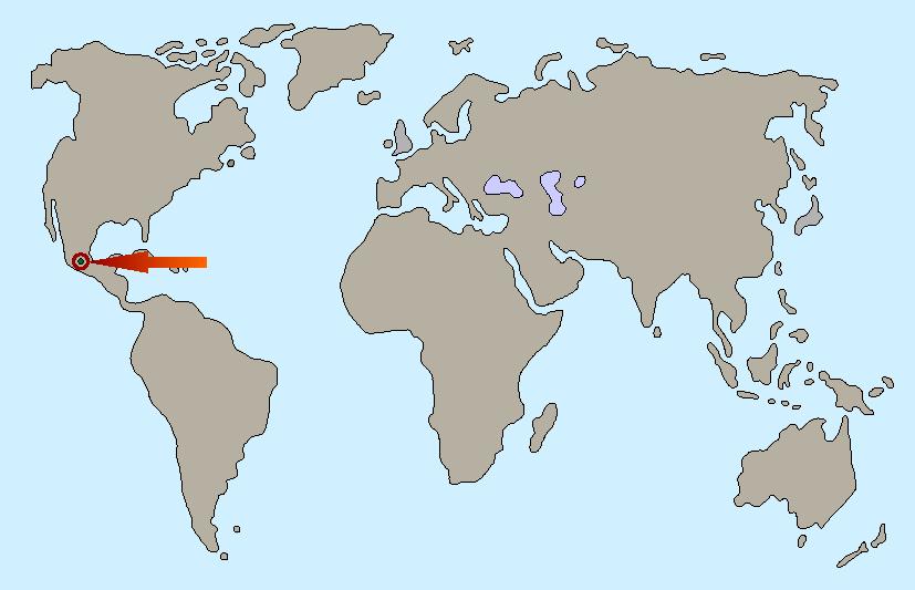 Axolotl Verbreitung Karte 