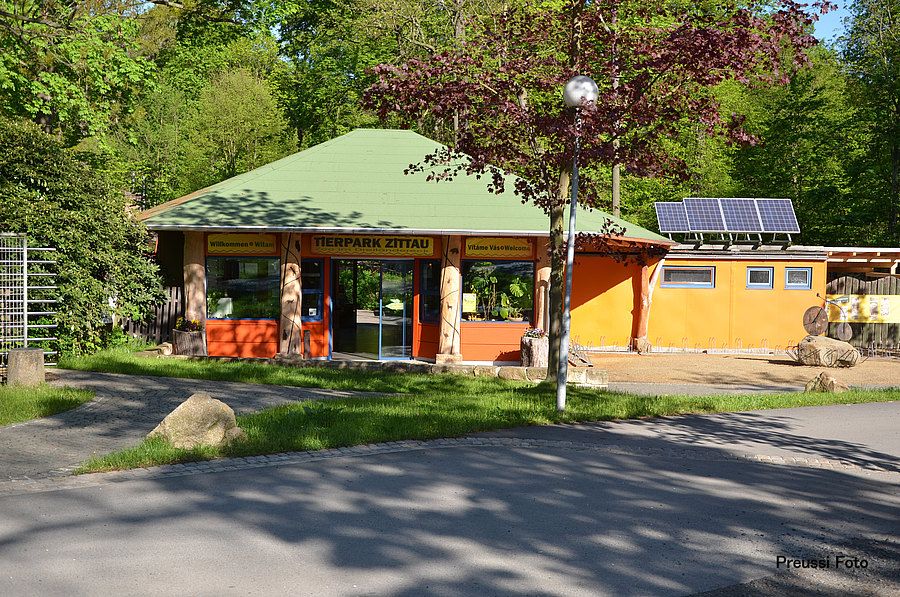 Eingangsbereich Tierpark Zittau