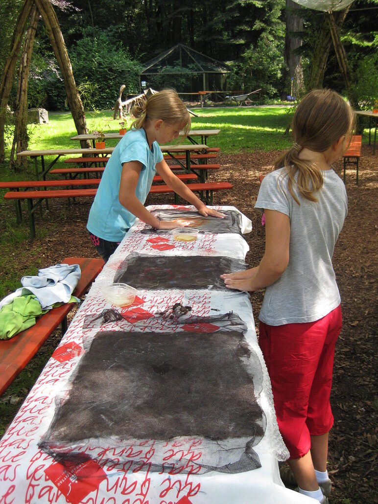 Aus weicher Wolle wird fester Filz