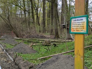 Bau Bartkauzgehege Frühjahr 26