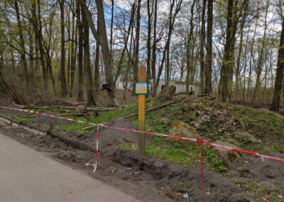 Bau Bartkauzgehege Frühjahr 26