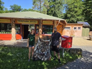 Übergabe Bild an den Tierpark