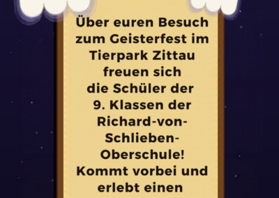 Geisterfest Flyer – Seite